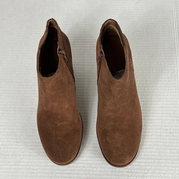 Lucky Brand NWOB Zorla Bootie Women's 8 M Roasted Leather Wedge - Picture 9 of 16